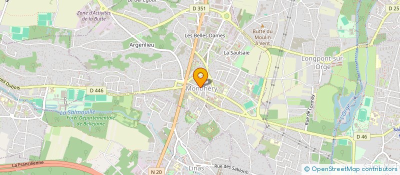 localisation de l'entreprise MONSIEUR DAVID PATOUR  MONTLHERY