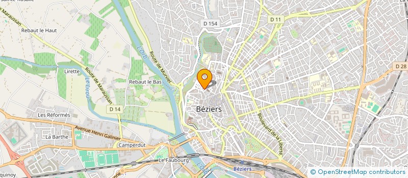 localisation de l'entreprise MONSIEUR DAVID PATRACK à BEZIERS