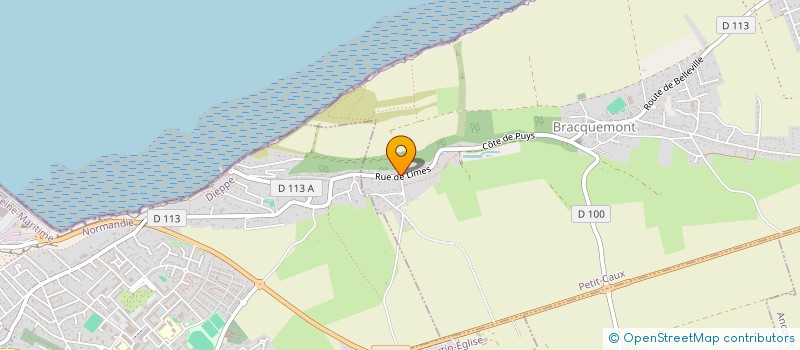 localisation de l'entreprise MONSIEUR DAVID PAUMELLE  DIEPPE