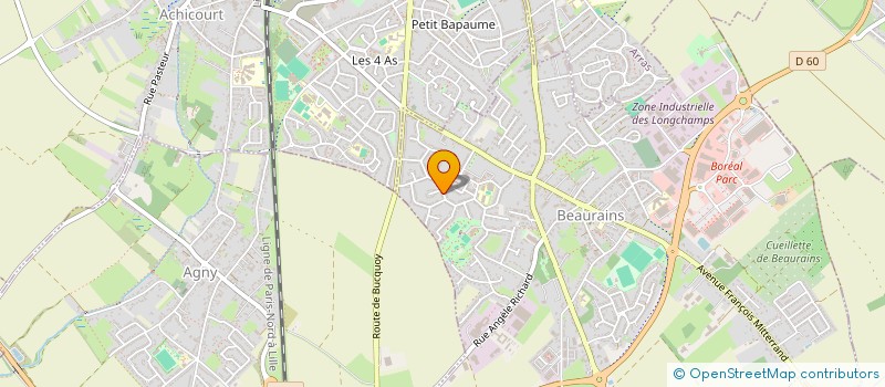 localisation de l'entreprise MONSIEUR DAVID PAYEN  BEAURAINS