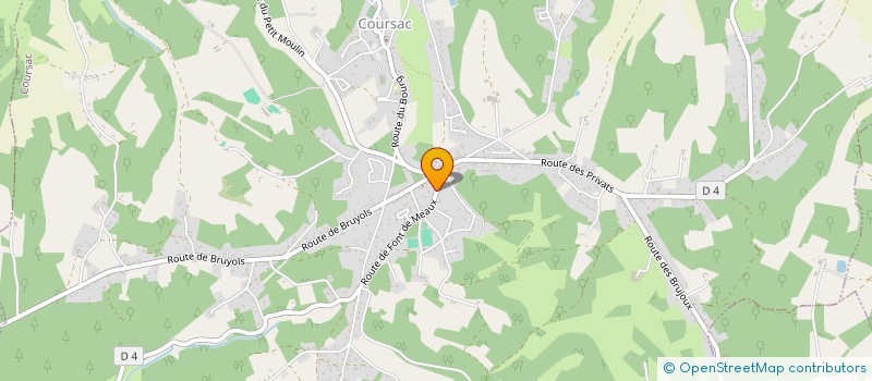 localisation de l'entreprise MONSIEUR DAVID PAYET  COURSAC