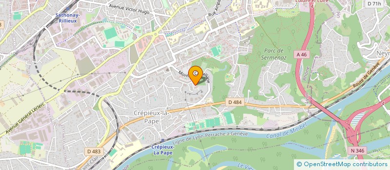 localisation de l'entreprise MONSIEUR DAVID PAYET  RILLIEUX-LA-PAPE