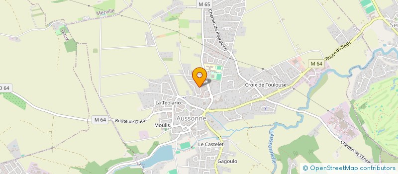 localisation de l'entreprise MONSIEUR DAVID PECHOU à AUSSONNE