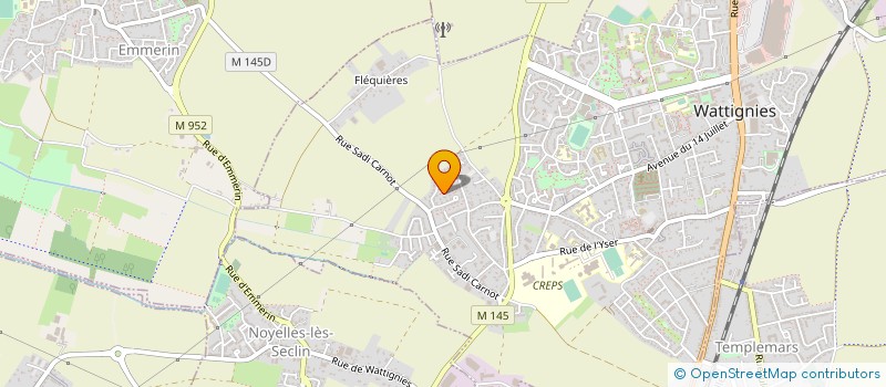 localisation de l'entreprise MONSIEUR DAVID PECQUART  WATTIGNIES