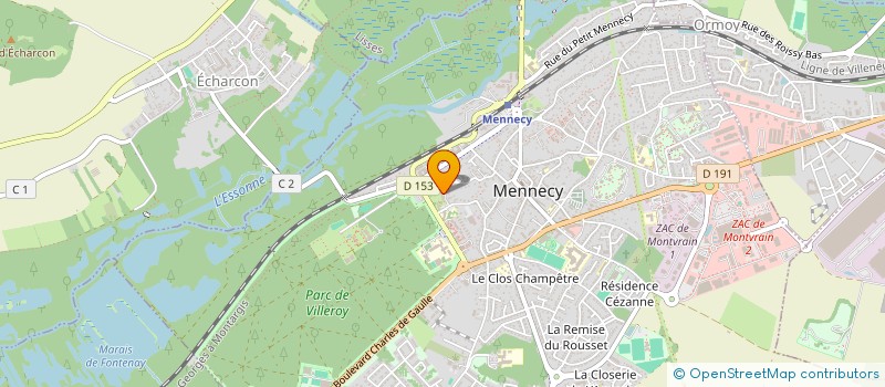 localisation de l'entreprise MONSIEUR DAVID PEDRON à MENNECY