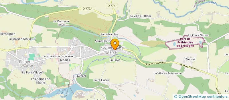 localisation de l'entreprise MONSIEUR DAVID PEIN  ROCHEFORT-EN-TERRE