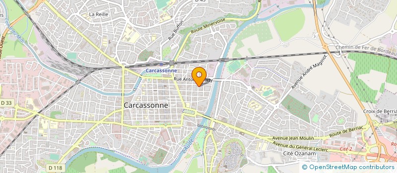 localisation de l'entreprise MONSIEUR DAVID PELAYO  CARCASSONNE