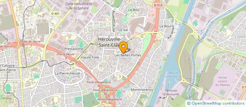 localisation de l'entreprise MONSIEUR DAVID PELHATE à HEROUVILLE-SAINT-CLAIR