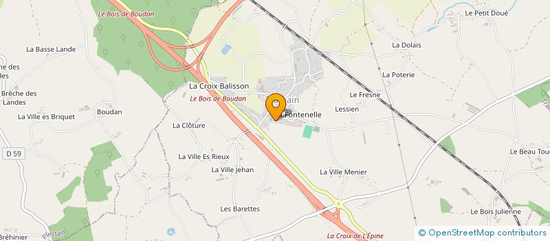 localisation de l'entreprise MONSIEUR DAVID PELLAN  TRAMAIN