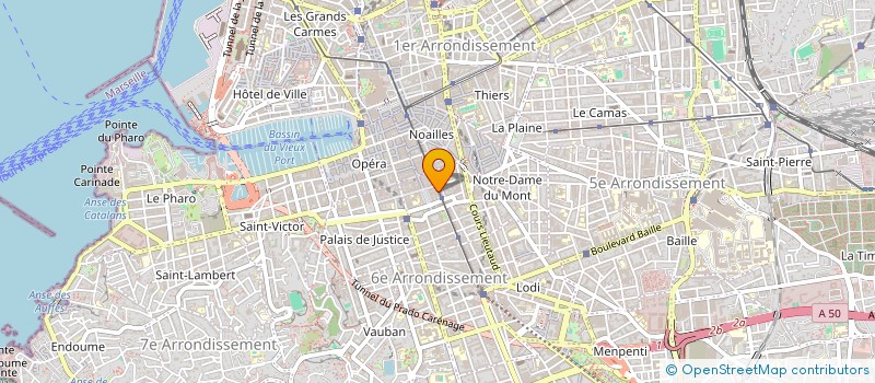 localisation de l'entreprise MONSIEUR DAVID PELLETIER  MARSEILLE