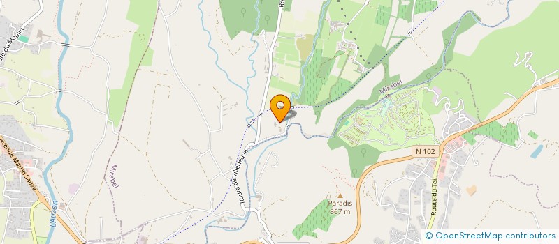 localisation de l'entreprise MONSIEUR DAVID PELLIER  MIRABEL