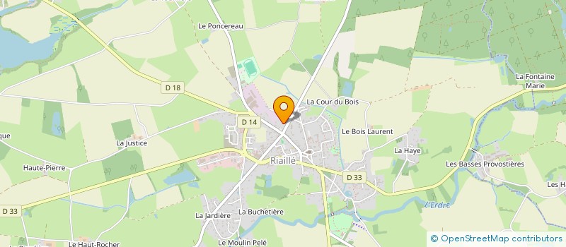 localisation de l'entreprise MONSIEUR DAVID PELTIER  RIAILLE