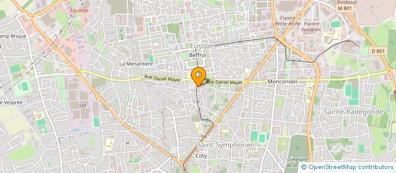 localisation de l'entreprise MONSIEUR DAVID PELTIER à TOURS