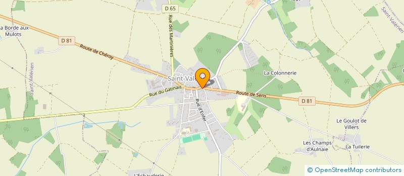 localisation de l'entreprise MONSIEUR DAVID PENIN  VALLERY