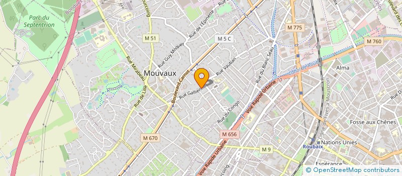 localisation de l'entreprise MONSIEUR DAVID PENNING  MOUVAUX