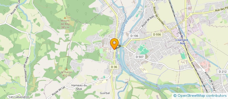 localisation de l'entreprise MONSIEUR DAVID PERCEAU  NAY