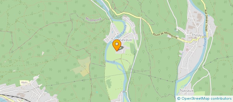 localisation de l'entreprise MONSIEUR DAVID PEREIRA  TOURNAVAUX