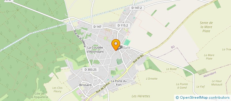 localisation de l'entreprise MONSIEUR DAVID PEREIRA à ABONDANT