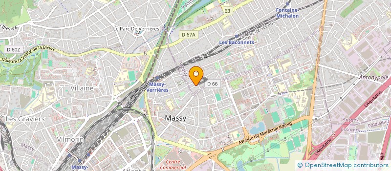 localisation de l'entreprise MONSIEUR DAVID PEREIRA à ANTONY