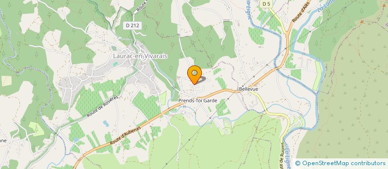 localisation de l'entreprise MONSIEUR DAVID PEREIRA DE FREITAS  LAURAC-EN-VIVARAIS