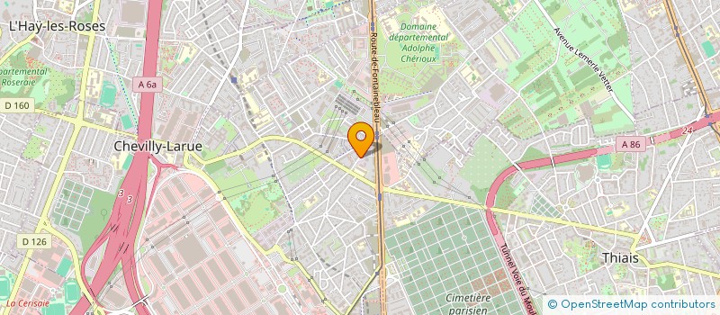 localisation de l'entreprise MONSIEUR DAVID PEREIRA VAZ  CHEVILLY-LARUE