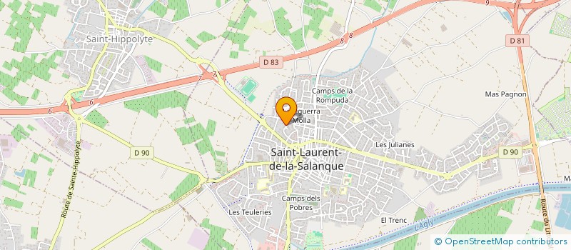 localisation de l'entreprise MONSIEUR DAVID PEREZ  SAINT-GENIS-DES-FONTAINES