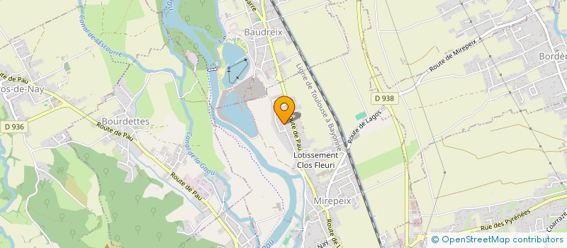 localisation de l'entreprise MONSIEUR DAVID PEREZ  COARRAZE