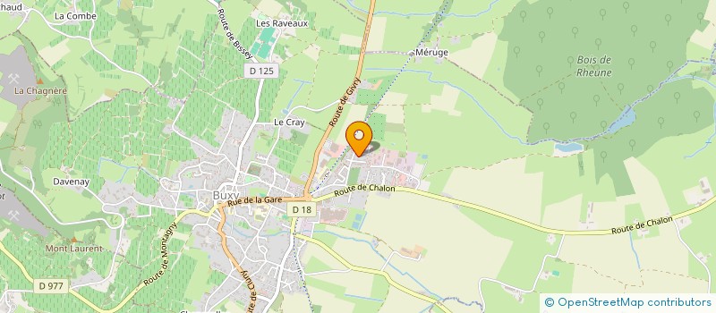 localisation de l'entreprise MONSIEUR DAVID PERIANAYAGOM  BUXY