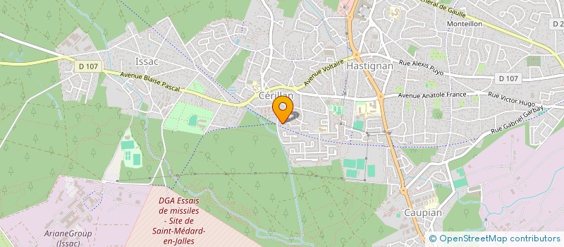 localisation de l'entreprise MONSIEUR DAVID PERIGAUD  SAINT-MEDARD-EN-JALLES