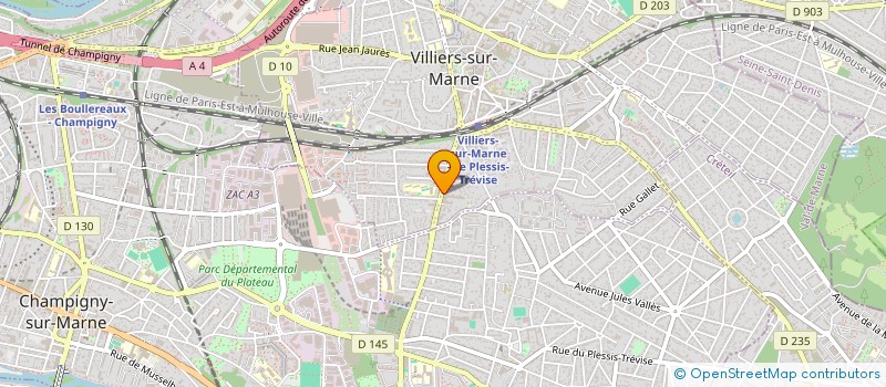 localisation de l'entreprise MONSIEUR DAVID PERLON  VILLIERS-SUR-MARNE