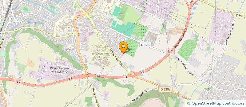 localisation de l'entreprise MONSIEUR DAVID PERMINGEAT à BOURG-LES-VALENCE