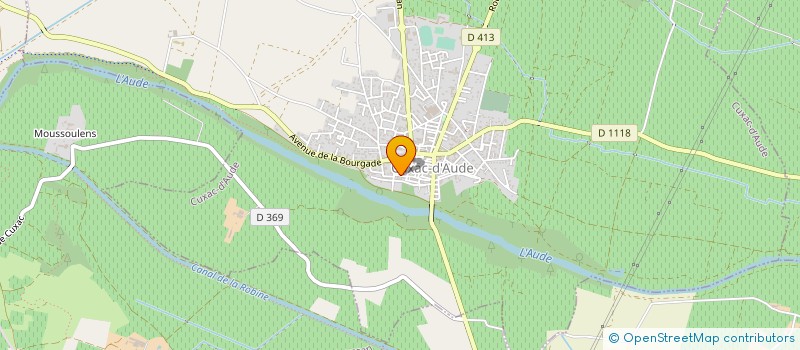 localisation de l'entreprise MONSIEUR DAVID PERNEL à CUXAC D'AUDE