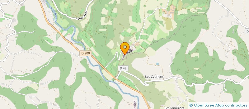 localisation de l'entreprise MONSIEUR DAVID PERON  SAINT-MARTIN-DE-CASTILLON