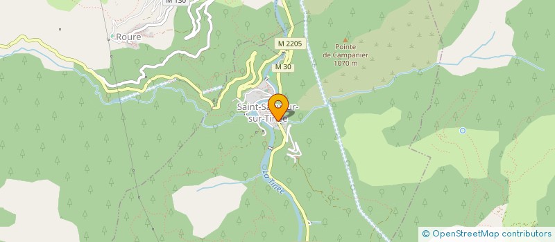 localisation de l'entreprise MONSIEUR DAVID PERRERO à SAINT-SAUVEUR-SUR-TINEE