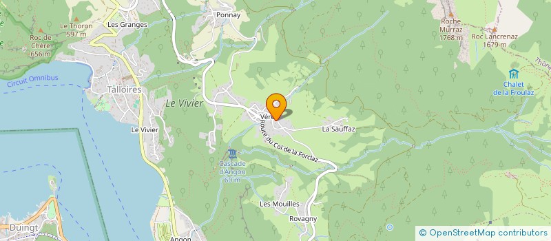 localisation de l'entreprise MONSIEUR DAVID PERRILLAT COLLOMB  TALLOIRES-MONTMIN