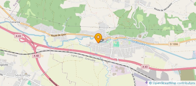 localisation de l'entreprise MONSIEUR DAVID PERRIN  CESSIEU