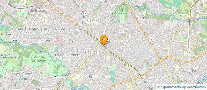 localisation de l'entreprise MONSIEUR DAVID PERRONNIE à NANTES