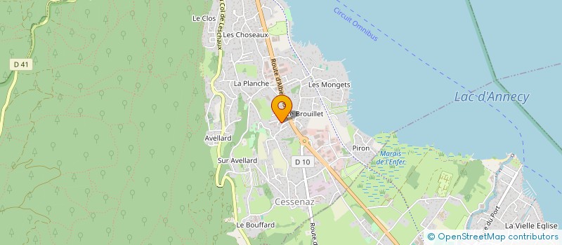 localisation de l'entreprise MONSIEUR DAVID PERSSON à SEVRIER