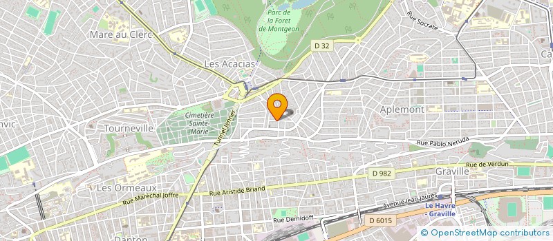 localisation de l'entreprise MONSIEUR DAVID PESSON à LE HAVRE