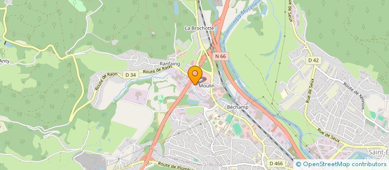 localisation de l'entreprise MONSIEUR DAVID PETEUIL  SAINT-NABORD