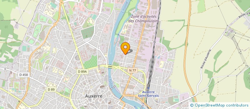 localisation de l'entreprise MONSIEUR DAVID PETIT à AUXERRE