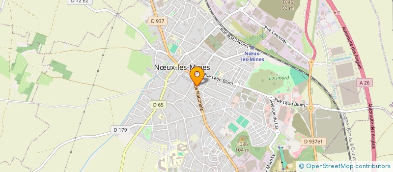 localisation de l'entreprise MONSIEUR DAVID PETITJEAN  NUX-LES-MINES