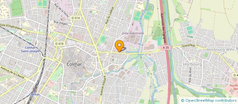localisation de l'entreprise MONSIEUR DAVID PETREL  COLMAR