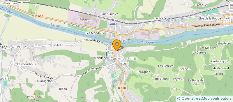 localisation de l'entreprise MONSIEUR DAVID PETRIGNANI  COUZE-ET-SAINT-FRONT