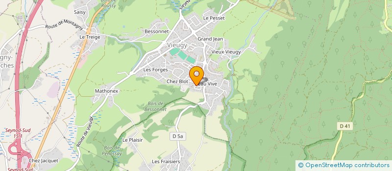 localisation de l'entreprise MONSIEUR DAVID PETRISOT à ANNECY