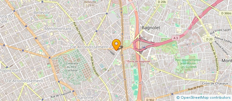 localisation de l'entreprise MONSIEUR DAVID PEYRE  PARIS