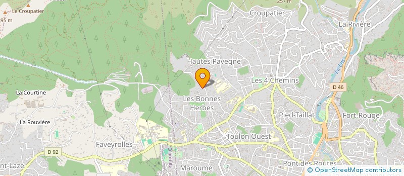 localisation de l'entreprise MONSIEUR DAVID PHILBOIS  TOULON