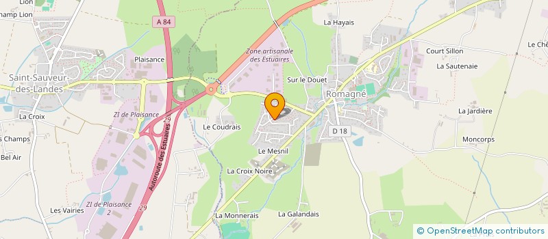 localisation de l'entreprise MONSIEUR DAVID PHILIPPE  SAINT-MESMIN