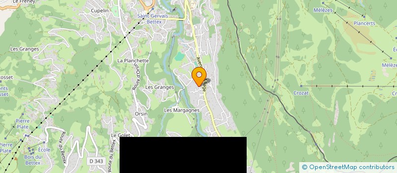 localisation de l'entreprise MONSIEUR DAVID PHILLIPS  SAINT-GERVAIS-LES-BAINS