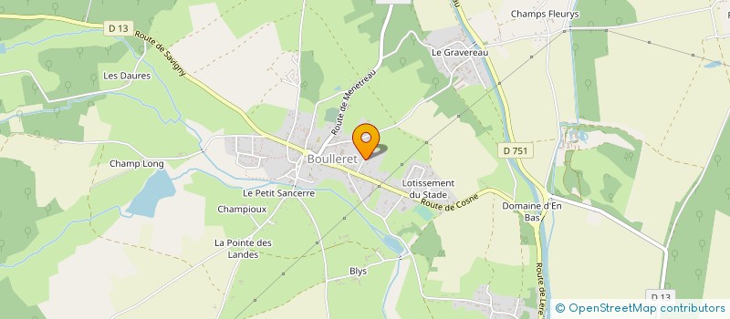 localisation de l'entreprise MONSIEUR DAVID PICARD  BOULLERET